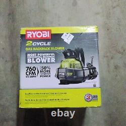 RYOBI 2 Cycle 38cc Gas Backpack Leaf Blower 175 MPH 760 CFM