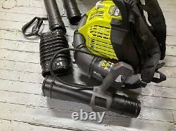 RYOBI RY38BP Gas Powered 2-Cycle Backpack Blower 175 mph 760 CFM USED ONCE