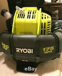 Ryobi 175 MPH 760 CFM 38cc Gas Backpack Leaf Blower RY38BP VERY NICE & POWERFUL