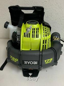 Ryobi Backpack Leaf Blower 175 MPH 760 CFM 38cc 2-Cycle Gas Adjust. Speed R712