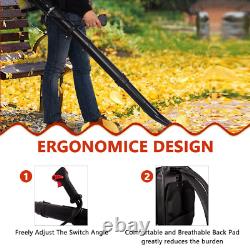 SESSLIFE Backpack Leaf Blower, 52CC 2-Cycle Gas-Powered Leaf Blower for Leaves S