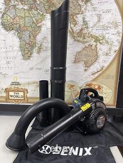 Senix 31cc-4 Cycle 170 Mph 470 Cam HandHeld Gas Leaf blower And Vacuum Kit