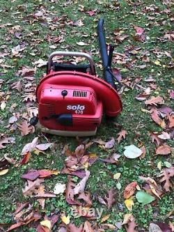 Solo 470-01 backpack gas leaf blower