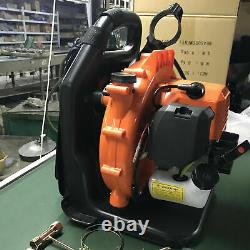 USED 52CC 2-Stroke Commercial Engine Gas Powered Backpack Leaf Blower