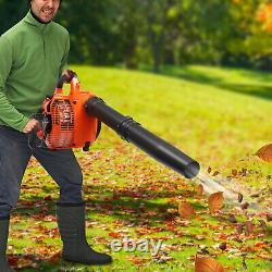 US SALE! Leaf Blower Gas 2-Stroke Cycle Commercial Heavy Duty Grass Yard Cleanup