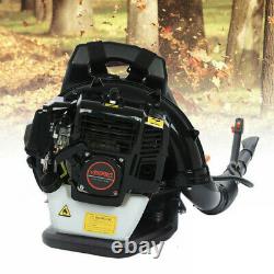 230 Mph Gas Powered Backpack Powerful Blower Leaf Blower 65cc 2-stroke Black