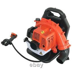 2 Course Sac À Dos Gas Leaf Blower 32cc Powered Debris Withpadded Harness Us