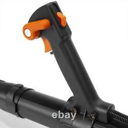 2-stroke 32cc Gas Backpack Leaf Blower Powered Debris With Padded Harness Nouveau