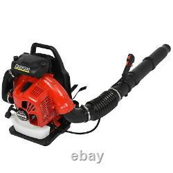 80cc 900cfm Cylindre Simple 2-stroke Gas Powered Back Pack Feuille Blower Us Stock