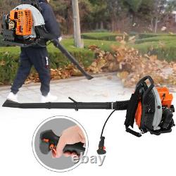 Puissant 80cc 2-cycle Motor Gas 850 Cfm 230 Mph Backpack Leaf Blower Orange