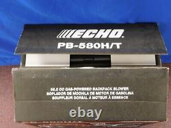 Souffleur à dos à essence ECHO PB-580H/T de 58,2 cc, jamais utilisé.