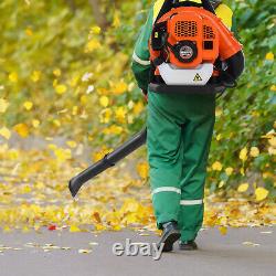 Souffleur de feuilles portatif à essence 2 temps 63cc 665CFM pour nettoyage intensif de jardin