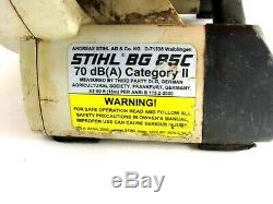 Stihl Bg85c Gas Powered Handheld Souffleuse, Fonctionne Bien