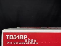 Troy Bilt Tb51bp Gas Backpack Blower 51 CC Red Nouveau Scellé